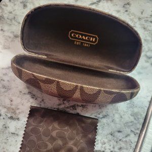 Coach sun glasses case